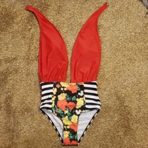 Shein one piece bathing suit